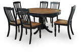 Clorazi Extension Dining Table and 6 Chairs