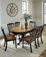 Clorazi Extension Dining Table and 6 Chairs