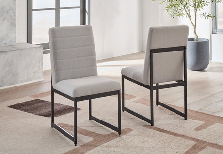 Furniture City Houma - Ashley Furniture - Tomtyn Dining Chair (Set of 2) - Dining Chair (Set of 2) / Light Brown - D622-01X2