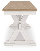 Purlaney Extension Dining Table, 4 Chairs and Bench