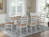 Purlaney Extension Dining Table and 8 Chairs