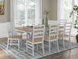 Furniture City Houma - Ashley Furniture - Purlaney Extension Dining Table and 8 Chairs - Extension Dining Table and 8 Chairs - PCD627D5