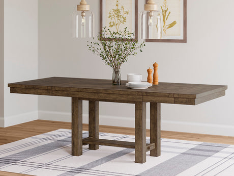Furniture City Houma - Ashley Furniture - Moriville Dining Extension Table - RECT Dining Room EXT Table / Grayish Brown - D631-45