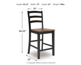 Wildenauer Counter Height Dining Table and 6 Barstools