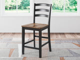 Wildenauer Counter Height Dining Table and 6 Barstools