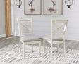 Furniture City Houma - Ashley Furniture - Robbinsdale Dining Chair (Set of 2) - Dining Chair (Set of 2) / Antique White - D642-01X2