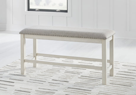 Furniture City Houma - Ashley Furniture - Robbinsdale Dining Room - Counter Height Dining Table / Antique White / 36"W x 72"D x 37"H - D642D7