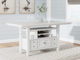 Furniture City Houma - Ashley Furniture - Robbinsdale Counter Height Dining Table - Counter Height Dining Table / Antique White - D642D7