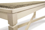 Bolanburg Dining Table with 2 Chairs and 2 Benches