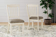 Furniture City Houma - Ashley Furniture - Bolanburg Dining Chair (Set of 2) - Dining Chair (Set of 2) / Two-tone - D647-01X2
