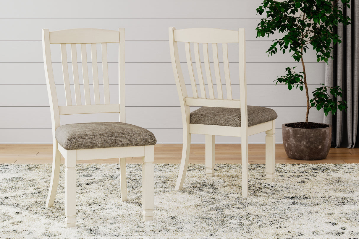 Furniture City Houma - Ashley Furniture - Bolanburg Dining Room - Dining Chair (Set of 2) / Two-tone - D647-01X2