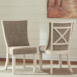 Furniture City Houma - Ashley Furniture - Bolanburg Dining Chair (Set of 2) - Dining Chair (Set of 2) / Two-tone - D647-02X2