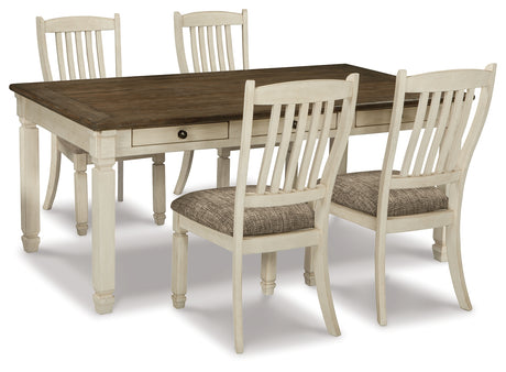 Furniture City Houma - Ashley Furniture - Bolanburg Dining Table with 4 Chairs - Dining Table with 4 Chairs - D647D1
