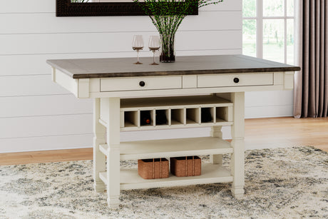 Furniture City Houma - Ashley Furniture - Bolanburg Counter Height Dining Table - RECT Dining Room Counter Table / Two-tone - D647-32