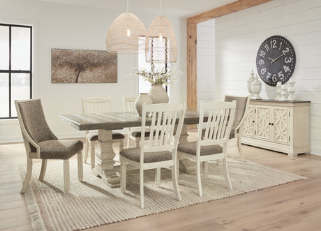 Furniture City Houma - Ashley Furniture - Bolanburg Extension Dining Table - Extension Dining Table / Antique White - D647D17
