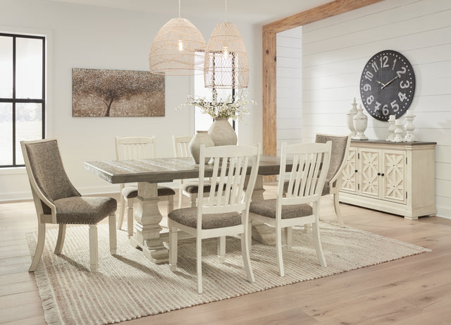 Furniture City Houma - Ashley Furniture - Bolanburg Extension Dining Table - Extension Dining Table / Antique White - D647D17
