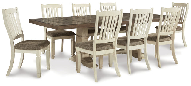 Furniture City Houma - Ashley Furniture - Bolanburg Dining Table and 8 Chairs - Dining Table and 8 Chairs - D647D30
