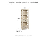 Bolanburg Dining Table, 4 Chairs, Bench, Server and Display Cabinet