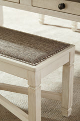 Bolanburg Dining Table with 8 Chairs and Bench with Server and 2 Stools