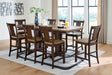 Furniture City Houma - Ashley Furniture - Rylandeen Counter Height Extension Dining Table and 8 Barstools - Counter Height Extension Dining Table and 8 Barstools - PCD651D6