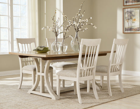 Furniture City Houma - Ashley Furniture - Shaybrock Dining Table and 4 Chairs - Dining Table and 4 Chairs / Multi - D683D3