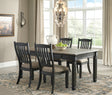 Furniture City Houma - Ashley Furniture - Tyler Creek Dining Table and 4 Chairs - Dining Table and 4 Chairs - D736D1
