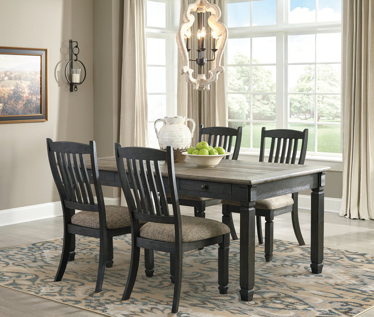 Furniture City Houma - Ashley Furniture - Tyler Creek Dining Table and 4 Chairs - Dining Table and 4 Chairs - D736D1