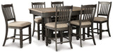 Furniture City Houma - Ashley Furniture - Tyler Creek Counter Height Dining Table and 6 Barstools - Counter Height Dining Table and 6 Barstools - D736D5