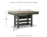 Tyler Creek Counter Height Dining Table and 2 Barstools