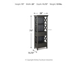 Tyler Creek Counter Height Table with 4 Barstools, Server and Display Cabinet