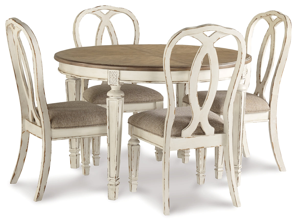 Furniture City Houma - Ashley Furniture - Realyn Dining Table and 4 Chairs - Dining Table and 4 Chairs - D743D2