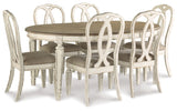 Furniture City Houma - Ashley Furniture - Realyn Dining Table and 6 Chairs - Dining Table and 6 Chairs - D743D13