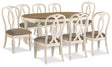 Furniture City Houma - Ashley Furniture - Realyn Dining Table and 8 Chairs - Dining Table and 8 Chairs - D743D15