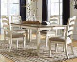 Furniture City Houma - Ashley Furniture - Realyn Extension Dining Table and 4 Chairs - Extension Dining Table and 4 Chairs - D743D3