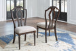 Furniture City Houma - Ashley Furniture - Lavinton Dining Room - Dining Chair (Set of 2) / Tan/Brown - D764-01X2
