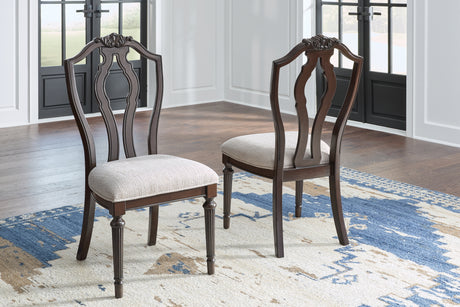 Furniture City Houma - Ashley Furniture - Lavinton Dining Room - Dining Chair (Set of 2) / Tan/Brown - D764-01X2
