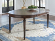 Furniture City Houma - Ashley Furniture - Lavinton Dining Extension Table - Oval Dining Room EXT Table / Brown - D764-35
