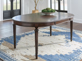 Furniture City Houma - Ashley Furniture - Lavinton Dining Room - Oval Dining Room EXT Table / Brown - D764-35