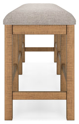 Havonplane Counter Height Extension Dining Table 4 Barstools and Bench