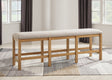 Furniture City Houma - Ashley Furniture - Havonplane 72" Counter Height Dining Bench - XL Counter UPH DRM Bench / Brown / 72"W x 18"D x 26"H - D773-09