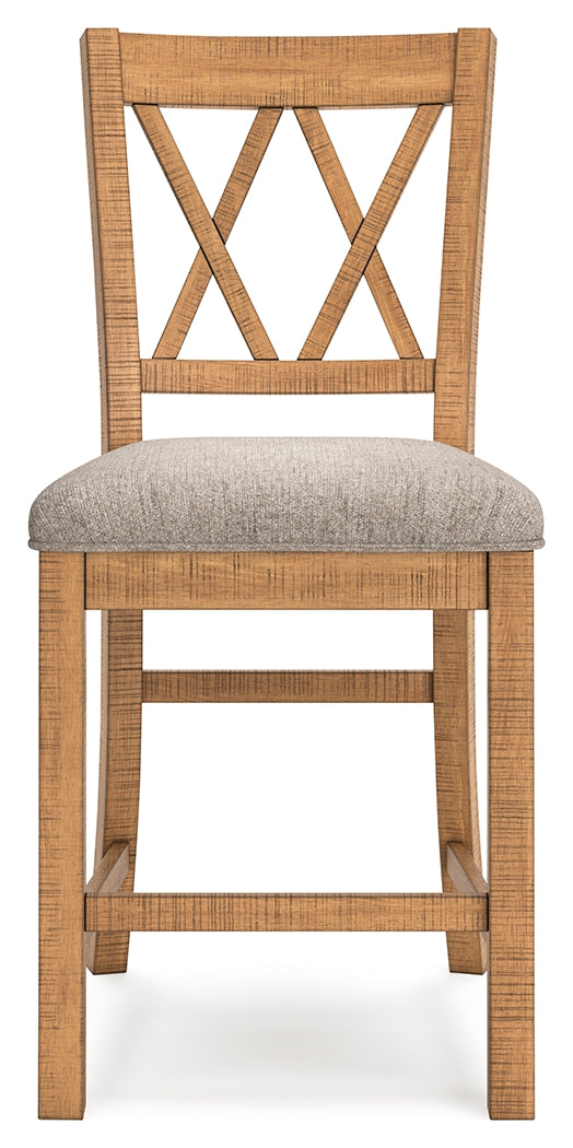 Havonplane Counter Height Dining Table and 10 Barstools