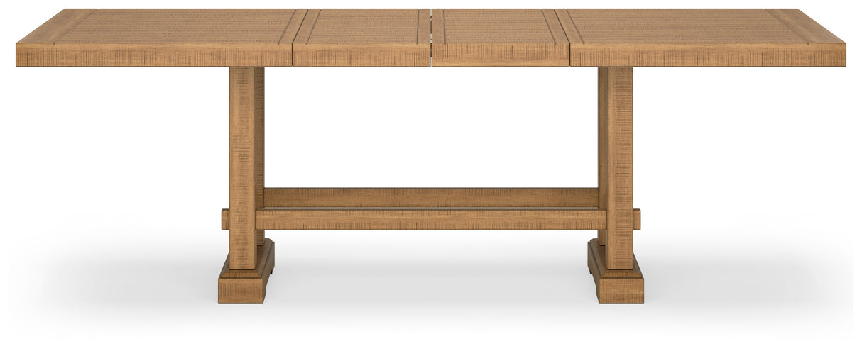 Havonplane Counter Height Dining Table, 6 Barstools and Bench