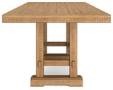 Havonplane Counter Height Dining Table and 10 Barstools