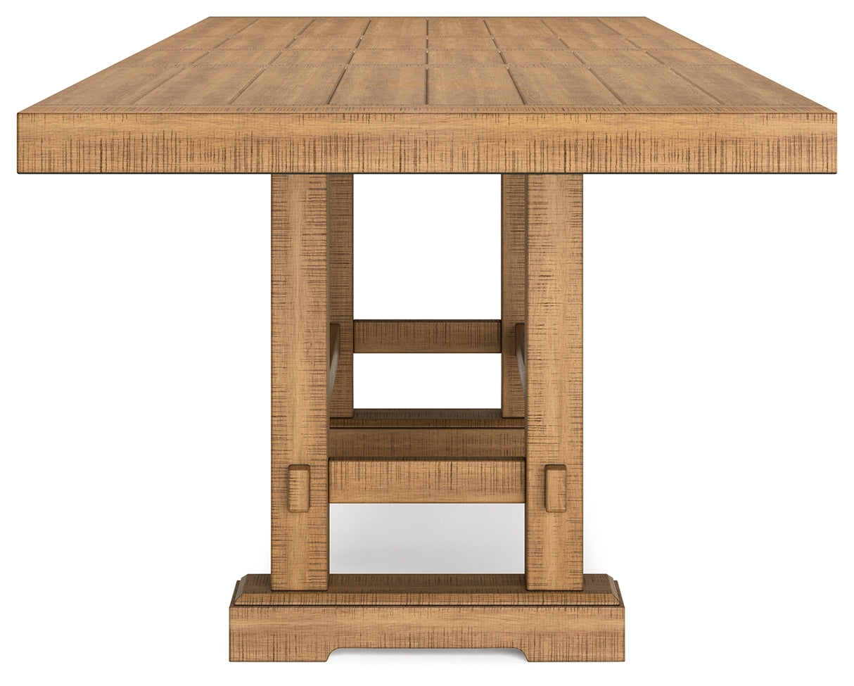 Havonplane Counter Height Extension Dining Table and 6 Barstools