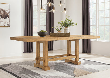 Furniture City Houma - Ashley Furniture - Havonplane Counter Height Dining Extension Table - RECT DRM Counter EXT Table / Brown - D773-32