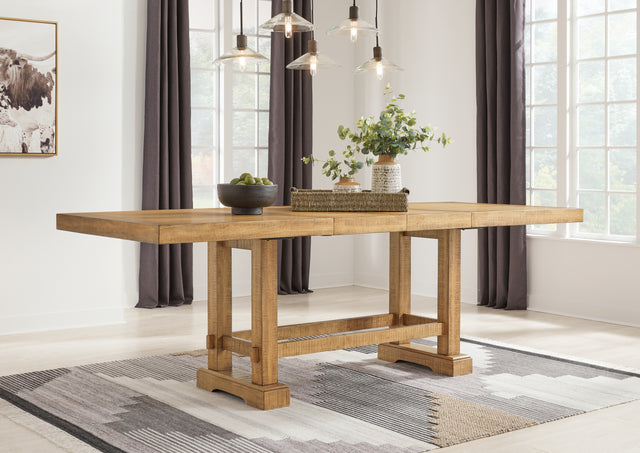 Furniture City Houma - Ashley Furniture - Havonplane Counter Height Dining Extension Table - RECT DRM Counter EXT Table / Brown - D773-32