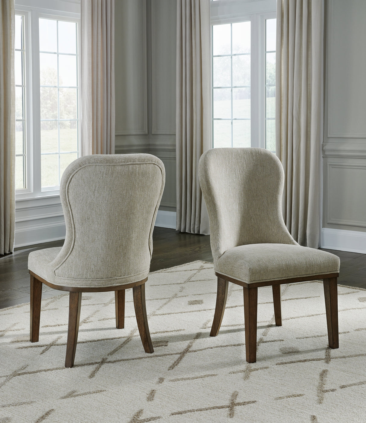 Furniture City Houma - Ashley Furniture - Sturlayne Dining Chair (Set of 2) - Dining Chair (Set of 2) / Brown - D787-02X2