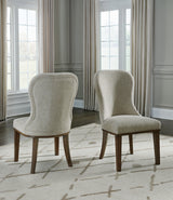 Furniture City Houma - Ashley Furniture - Sturlayne Dining Chair (Set of 2) - Dining Chair (Set of 2) / Brown - D787-02X2
