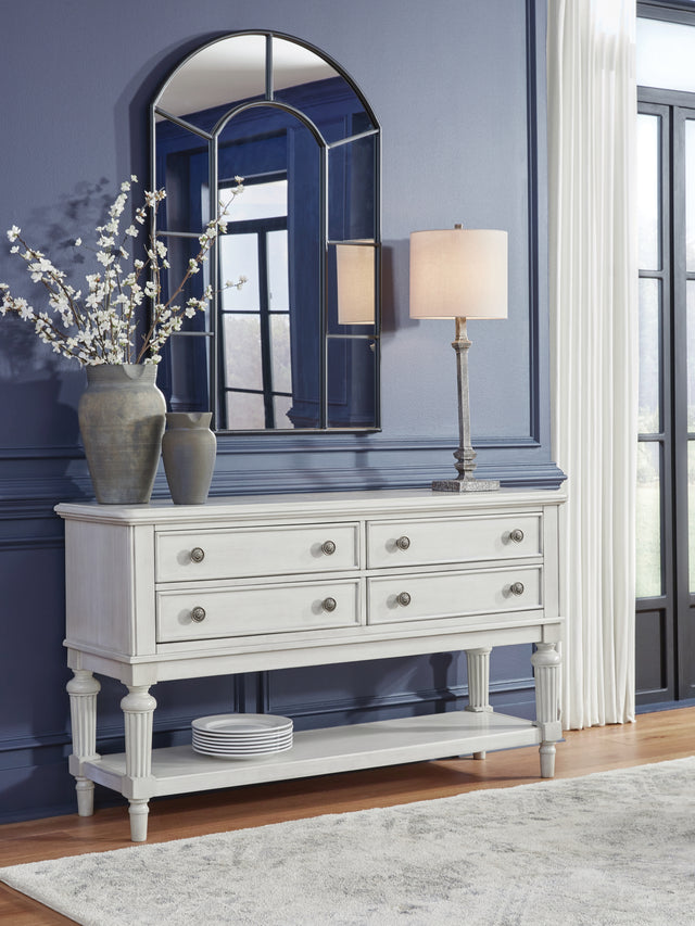 Furniture City Houma - Ashley Furniture - Montelaine Dining Room - Dining Chair (Set of 2) / Antique White - D795-01X2
