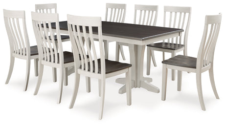 Furniture City Houma - Ashley Furniture - Darborn Dining Table and 8 Chairs - Dining Table and 8 Chairs - D796D5
